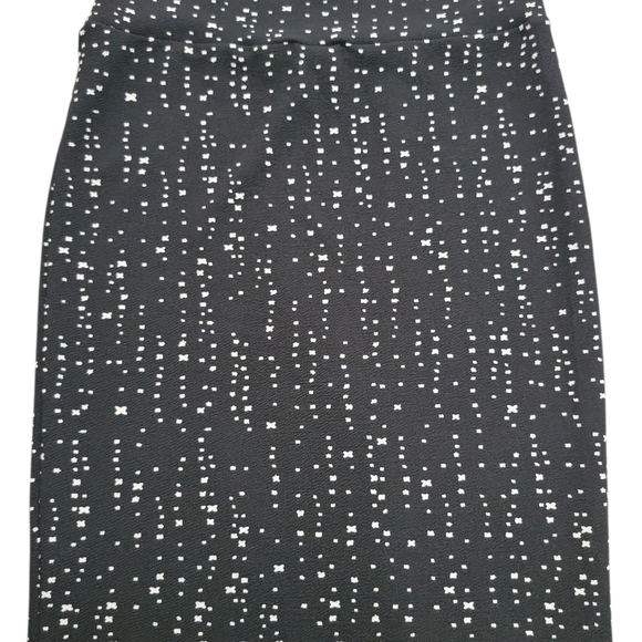 Lularoe Cassie Graphic Star Print Pencil Skirt Size L NWT Stretch Knee-length - Picture 3 of 8